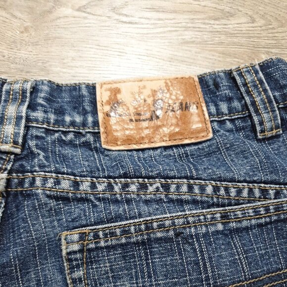 CJ Mens Jeans 36 Waist (ALTERED To 26 Inseam) Denim Medium Wash Wide Leg Blue - Picture 9 of 11